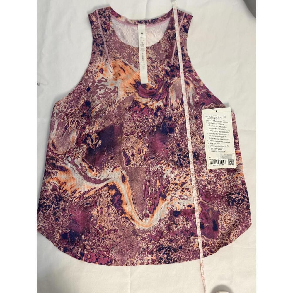 NWT Lululemon Women's Lightweight Run Kit Tank Top Sz4 - Picture 4 of 5
